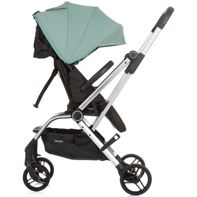 Carucior chipolino twister pastel green cu sezut rotativ hublktw02404pg