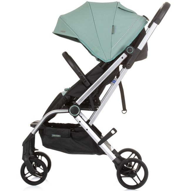 Carucior chipolino twister pastel green cu sezut rotativ hublktw02404pg
