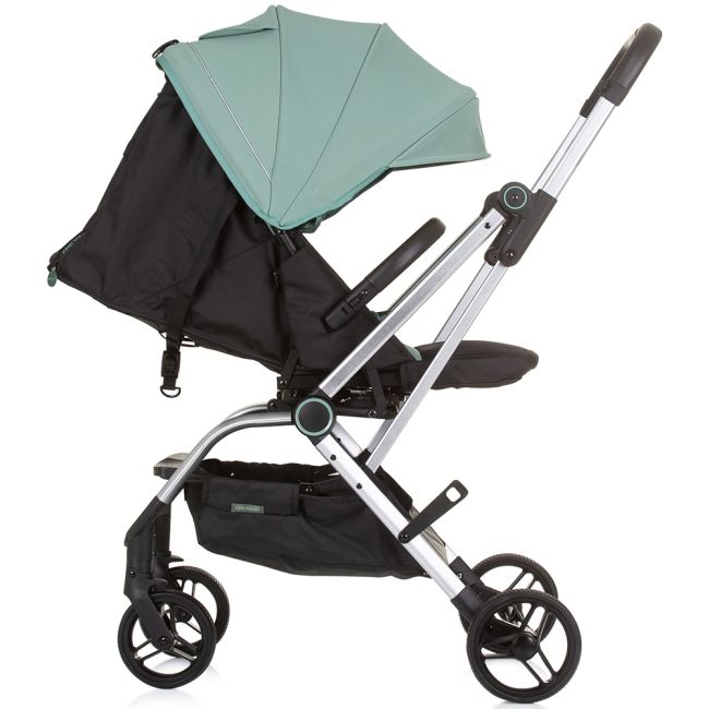 Carucior chipolino twister pastel green cu sezut rotativ hublktw02404pg