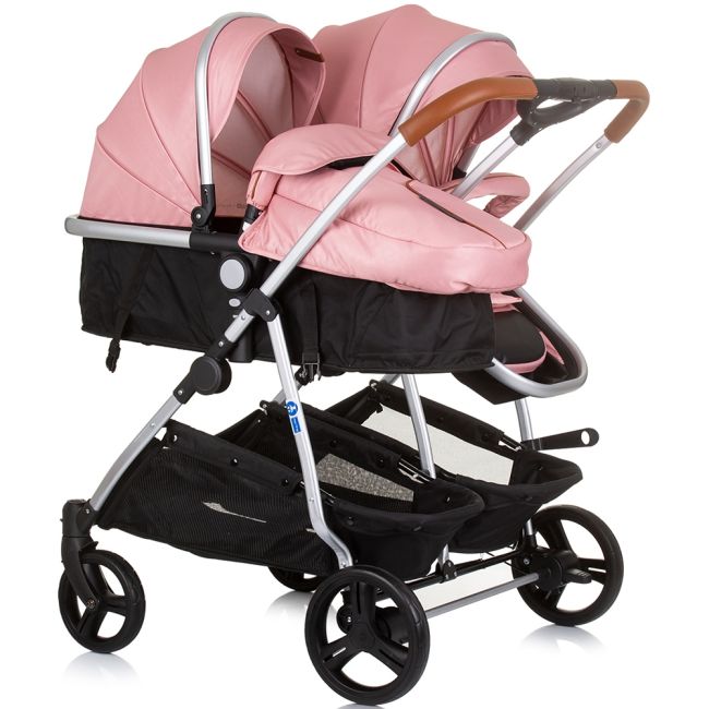 Carucior gemeni chipolino duo smart 2 in 1 flamingo hubkbds02405fl