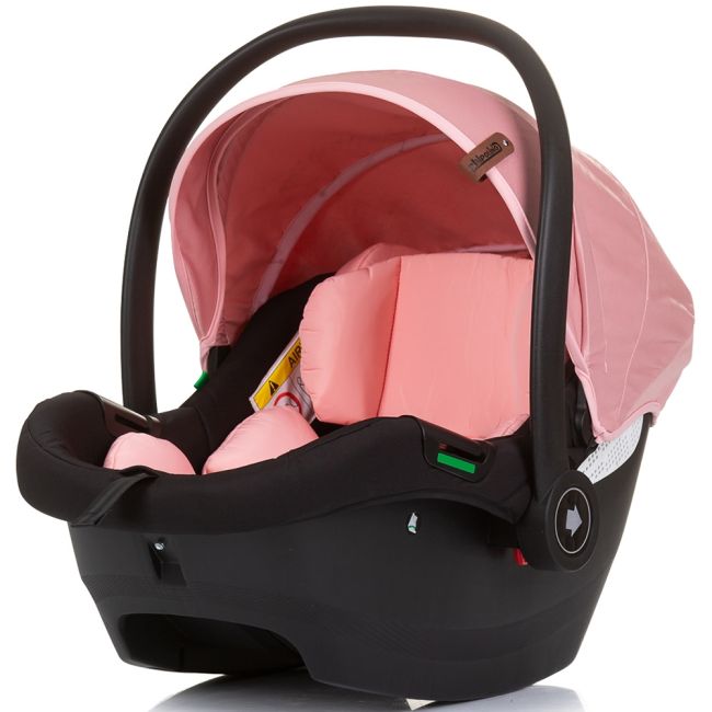 Carucior gemeni chipolino duo smart 3 in 1 flamingo hubst-kbds02405fl