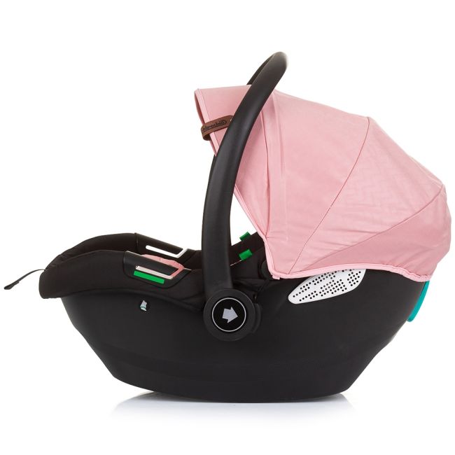 Carucior gemeni chipolino duo smart 3 in 1 flamingo hubst-kbds02405fl