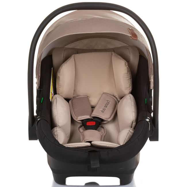 Carucior gemeni chipolino duo smart 3 in 1 golden beige hubst-kbds02403gb