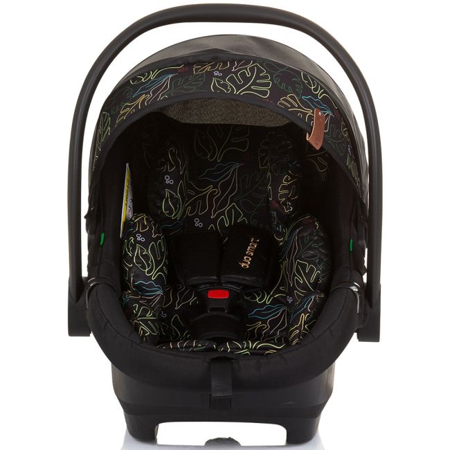 Carucior gemeni chipolino duo smart 3 in 1 obsidian leaves hubst-kbds02404ol