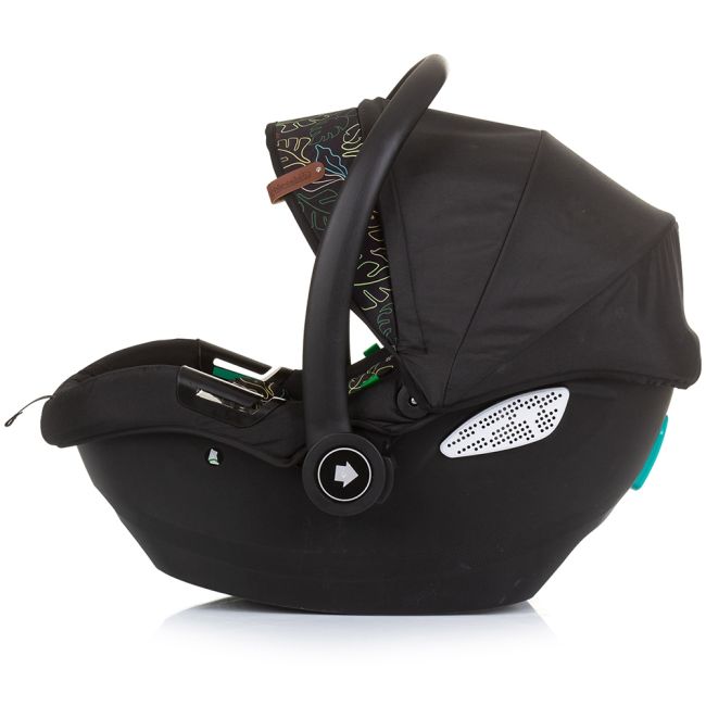 Carucior gemeni chipolino duo smart 3 in 1 obsidian leaves hubst-kbds02404ol