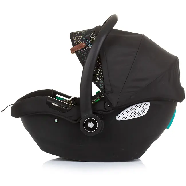 Carucior gemeni chipolino duo smart 3 in 1 obsidian leaves hubst-kbds02404ol