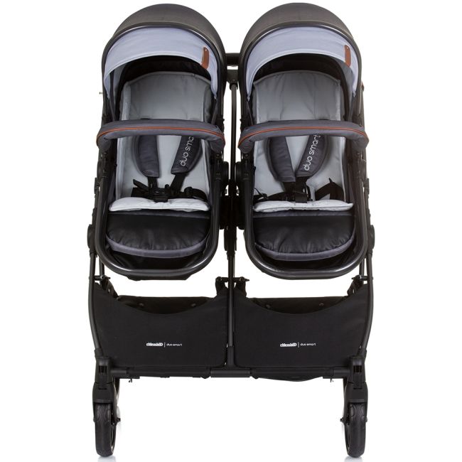 Carucior gemeni chipolino duo smart 3 in 1 silver grey hubst-kbds02402sg