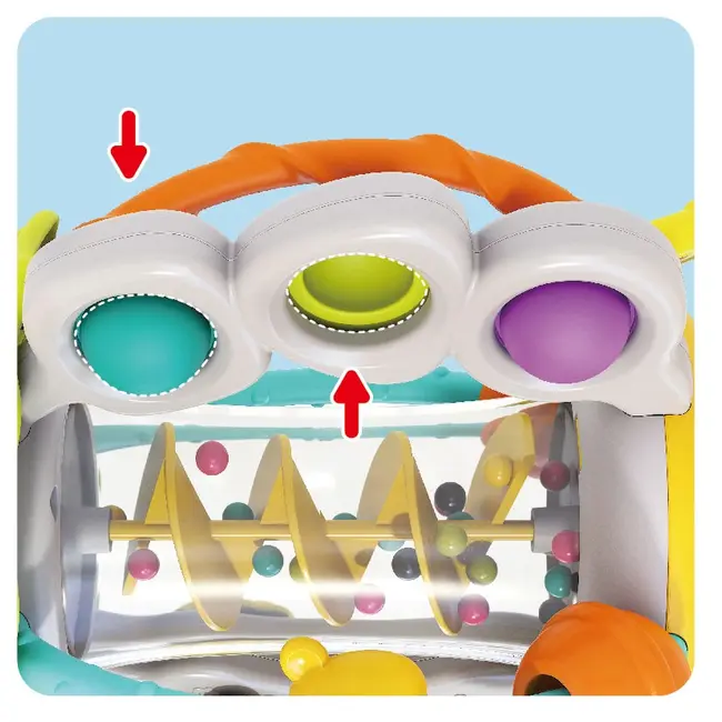 JUCARIE SENZORIALA PENTRU BEBE SCUTURA SI TRAGE VIVHE7916