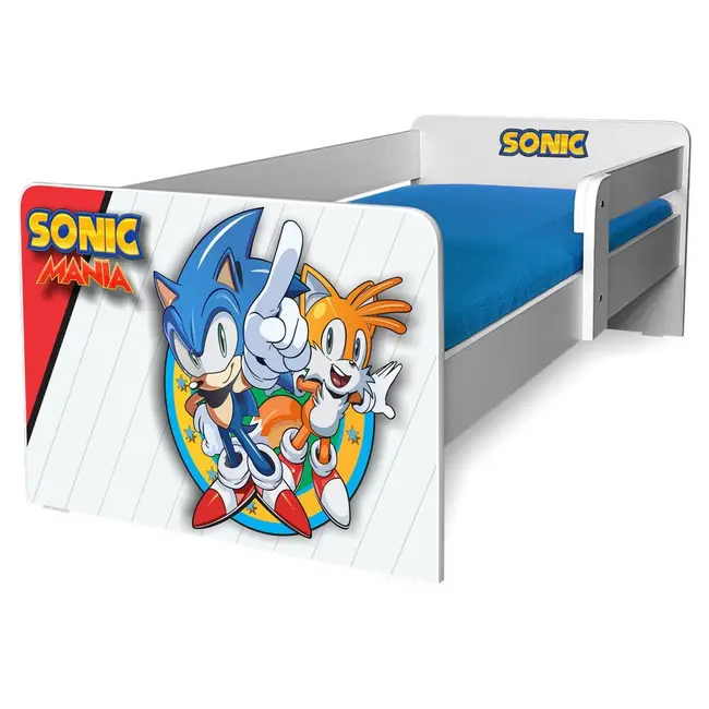 Pat pentru Baieti Sonic P1 2-12 Ani cu Saltea Light Inclusa Pc-p-bas-son-p1-80