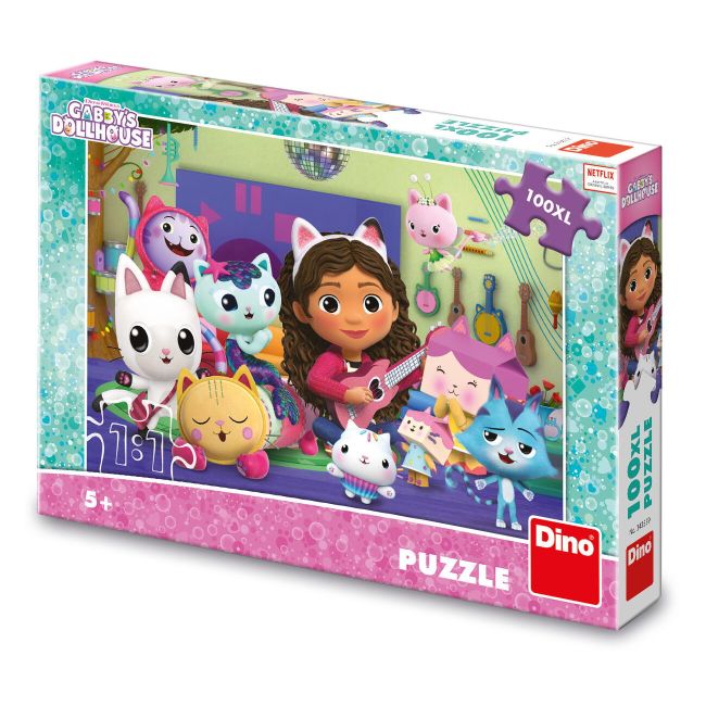 Puzzle - gabby si ora de muzica  (100 piese xl )