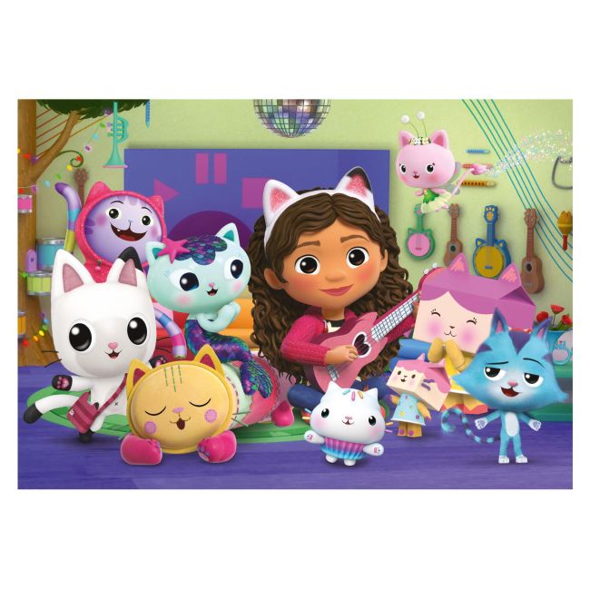 Puzzle - gabby si ora de muzica  (100 piese xl )