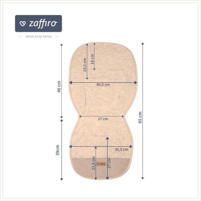 Salteluta pentru carucior 85 cm Lana fiarta si Plasa AIR Womar Zaffiro 3Z-PWF-92 BBJ3Z-PWF-92_Bej