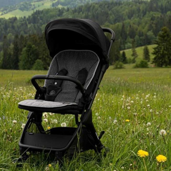 Salteluta pentru carucior 85 cm Lana fiarta si Plasa AIR Womar Zaffiro 3Z-PWF-92 BBJ3Z-PWF-92_Gri Inchis