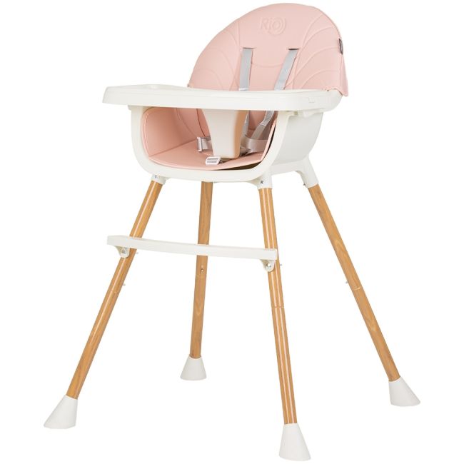 Scaun de masa chipolino rio 2 in 1 rose water hubsthri02306rw