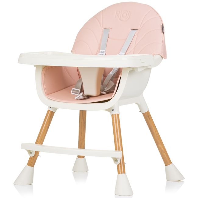 Scaun de masa chipolino rio 2 in 1 rose water hubsthri02306rw