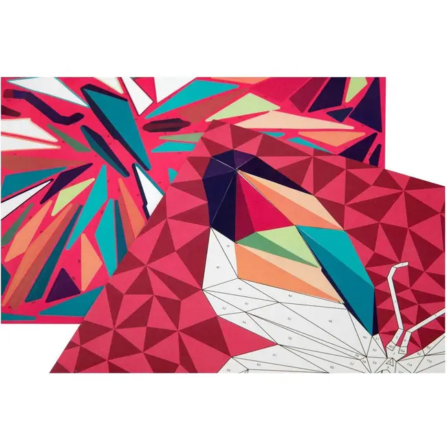 Set Creativ Stickere pe Numere Moxy GR100082 BBJGR100082_Fluture