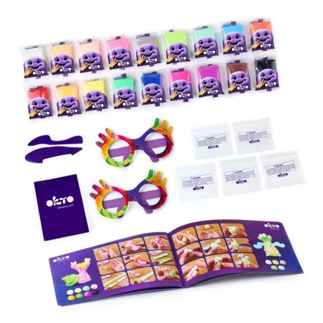 Set de Creatie Air Clay, Okto, 18 culori KRTOK70151