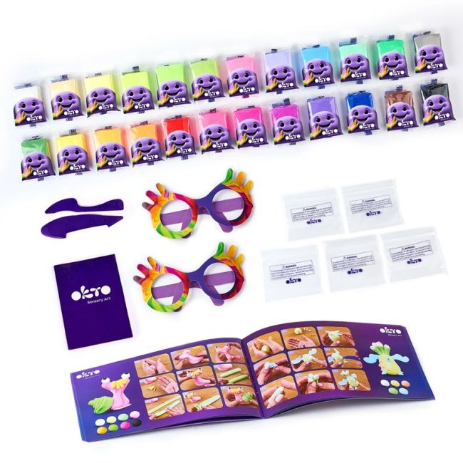 Set de Creatie Air Clay, Okto, 24 culori KRTOK70150