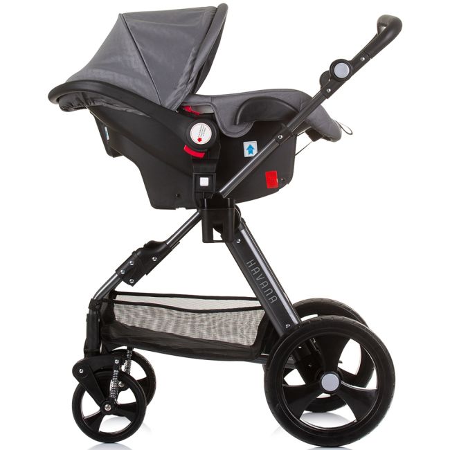 Carucior chipolino havana 3 in 1 silver grey hubst-kkha02404sg