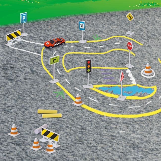 Creta colorata pentru terenul de joaca - Trafic TSG28465