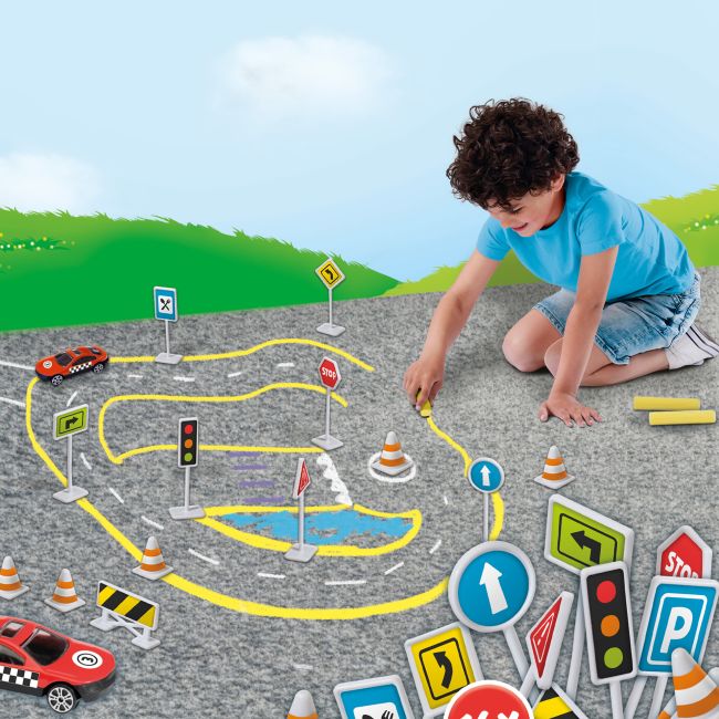 Creta colorata pentru terenul de joaca - Trafic TSG28465