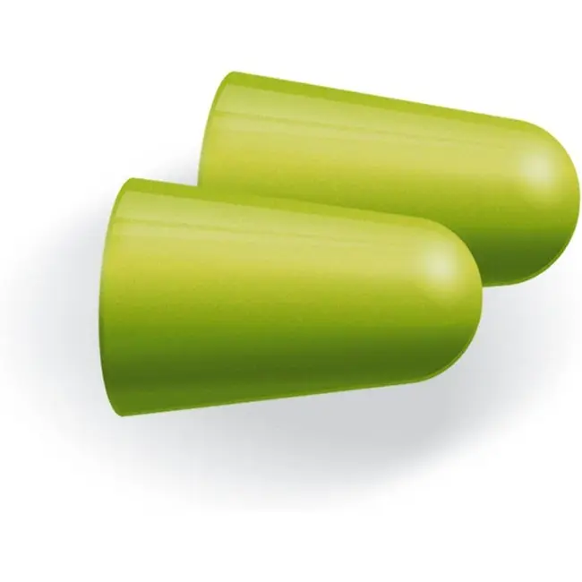 Dopuri de urechi pentru adulti, pentru protectia auzului impotriva zgomotului, SNR 37dB, 12 bucati, spuma, verde, SANOHRA Max