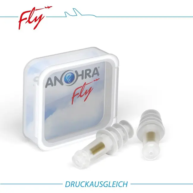 Dopuri pentru protectia urechilor la adulti pe timpul zborului cu avionul, transparente, reutilizabile, hipoalergenice, SANOHRA Fly