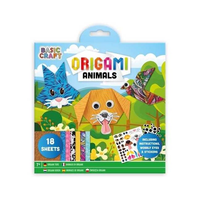 Kit Origami 18 foi cu stickere Moxy GR100096 BBJGR100096_Animale
