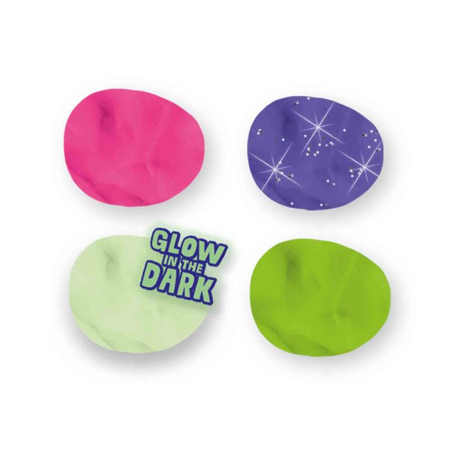 Plastilina colorata vegana Glow Feel Good 4 x 90gr TSG42459