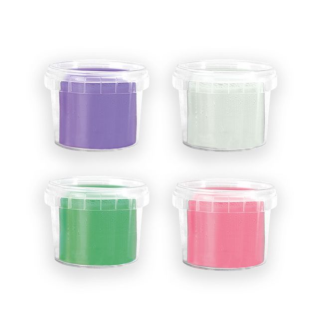 Plastilina colorata vegana pentru copii SES Relax 4 x 90 gr TSG32492
