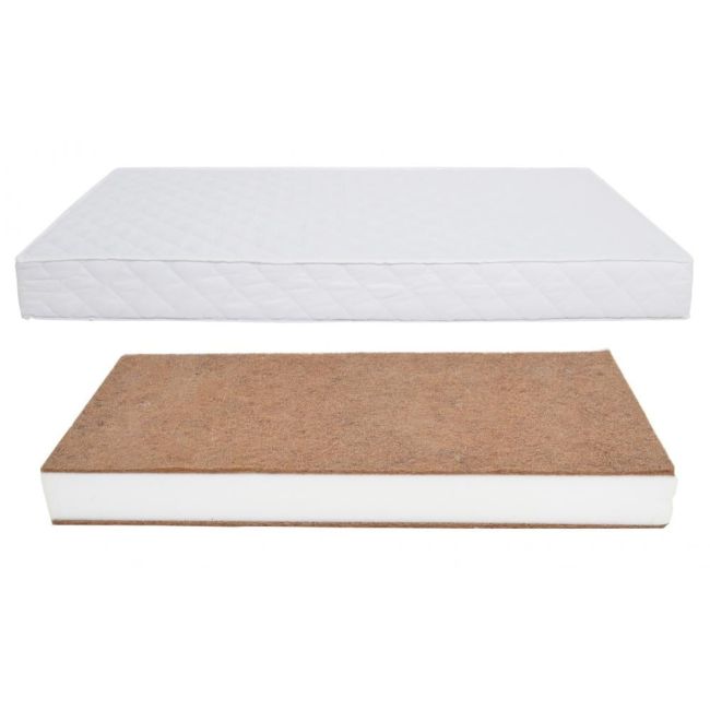 Saltea Pentru Copii, Cocos Spuma T18 Cocos Cu Husa Detasabila Bumbac, 100x50x10 Cm Pjb10050dp