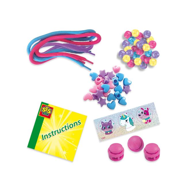 Set creativ - Creez bratari cu diferite forme de margele TSG42453