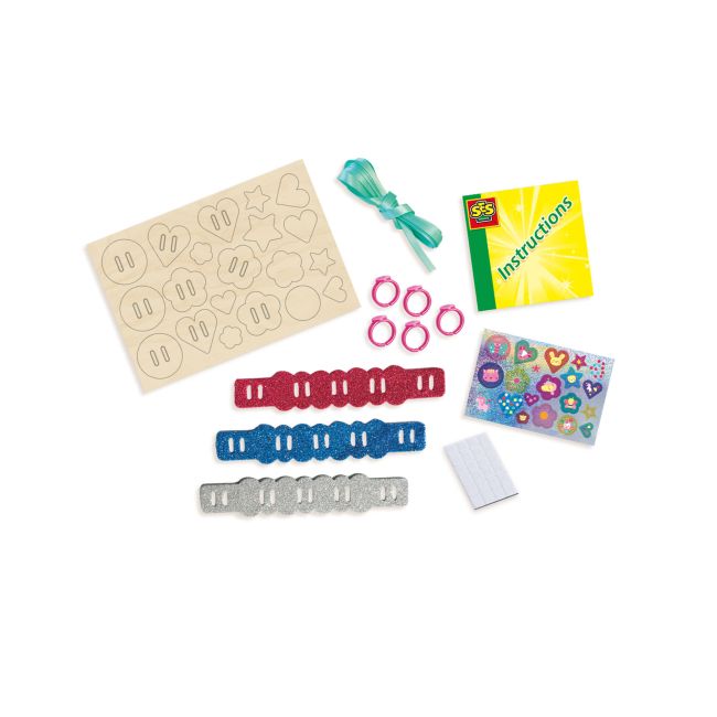 Set creativ - Inele si bratari cu sclipici TSG32480