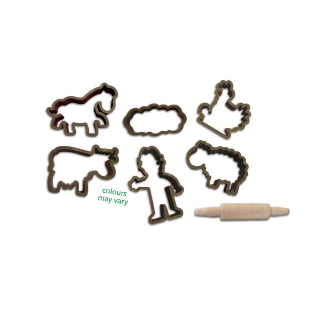 Set creativ - Plastilina eco cu unelte din lemn, set mare TSG23924