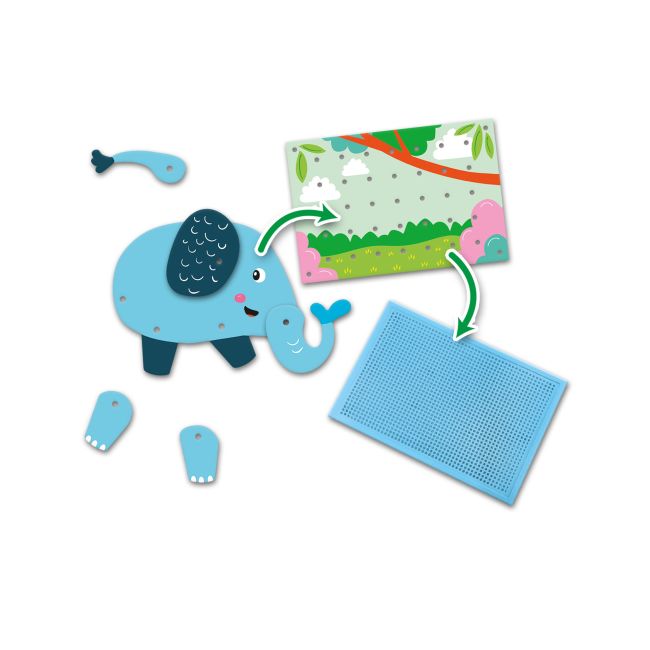 Set creativ mozaic - Puzzle-uri cu animale TSG32485