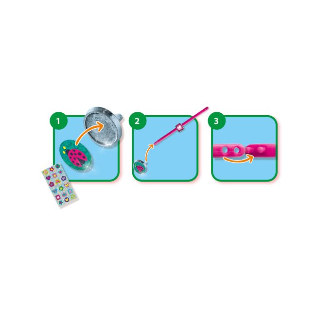 Set creativ pentru copii - Decorare bratari cu pandantive TSG23682