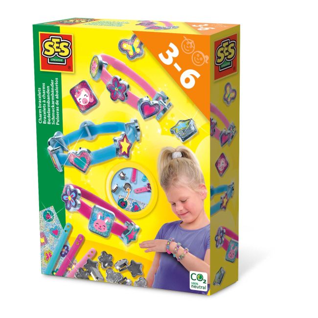 Set creativ pentru copii - Decorare bratari cu pandantive TSG23682