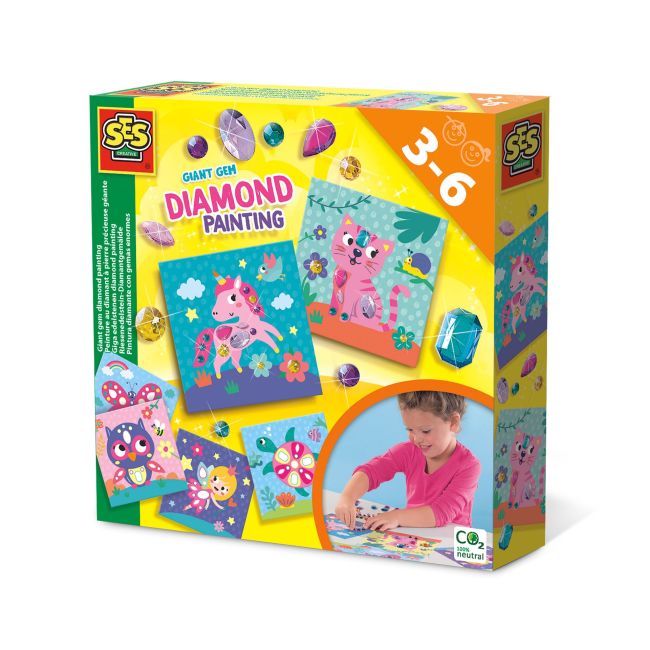 Set creativ pentru copii cu diamante autocolante TSG32479