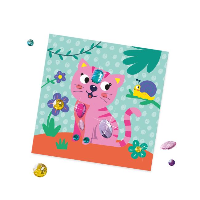 Set creativ pentru copii cu diamante autocolante TSG32479