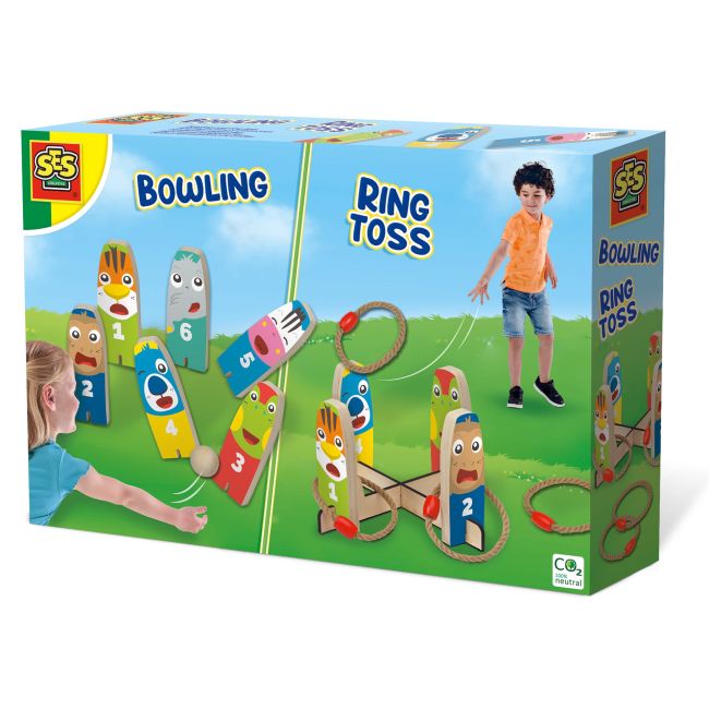 Joc de petrecere - Bowling si aruncarea inelului 2 in 1 TSG28489