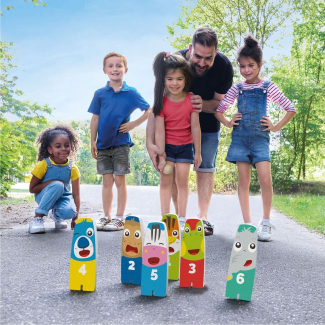 Joc de petrecere - Bowling si aruncarea inelului 2 in 1 TSG28489