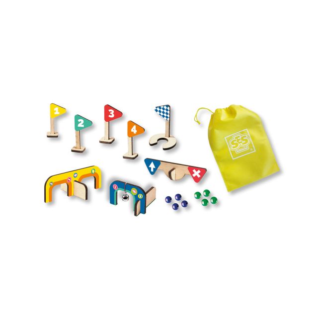 Joc de petrecere copii - Minigolf din lemn TSG32522