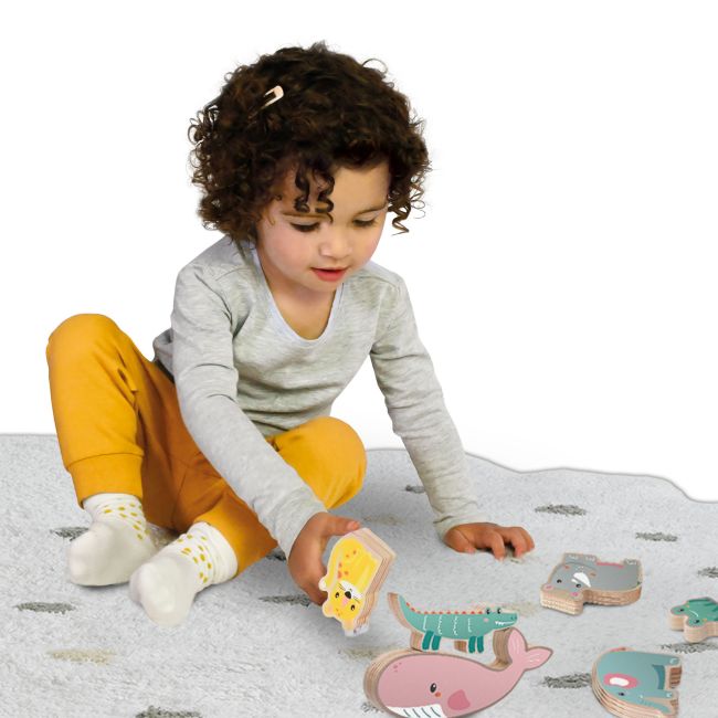 Jucarie din lemn - Animale in echilibru TSG28518