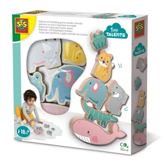 Jucarie din lemn - Animale in echilibru TSG28518