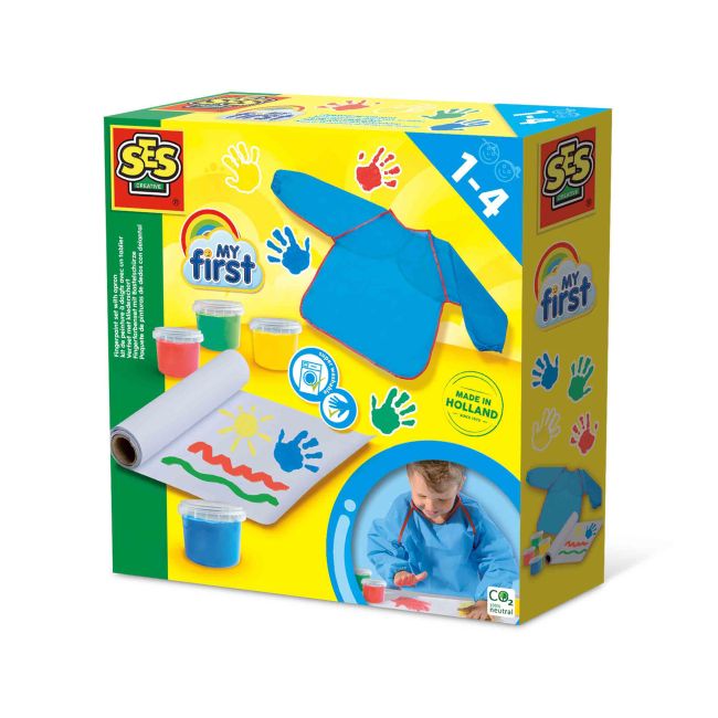 My first - Acuarele pentru degete, rola de hartie si sort TSG42443