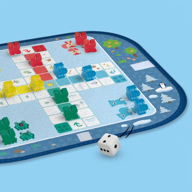 Set de 3 jocuri copii - Ludo, Quartet si Blocuri de viteza TSG32505