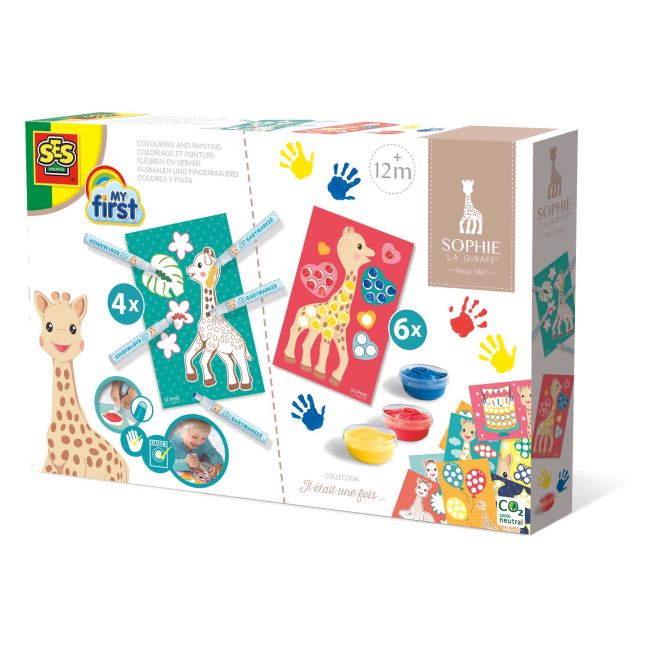 Girafa Sophie - Coloreaza si picteaza TSG23651