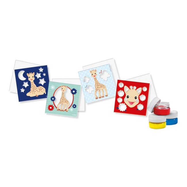 Girafa Sophie - Set acuarele pentru degete cu planse TSG23638