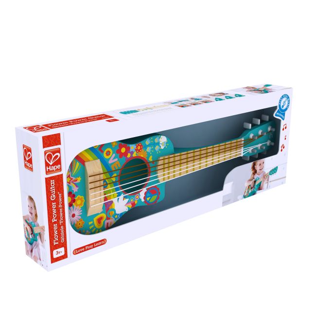 Jucarie din lemn - Chitara cu flori TSG25534