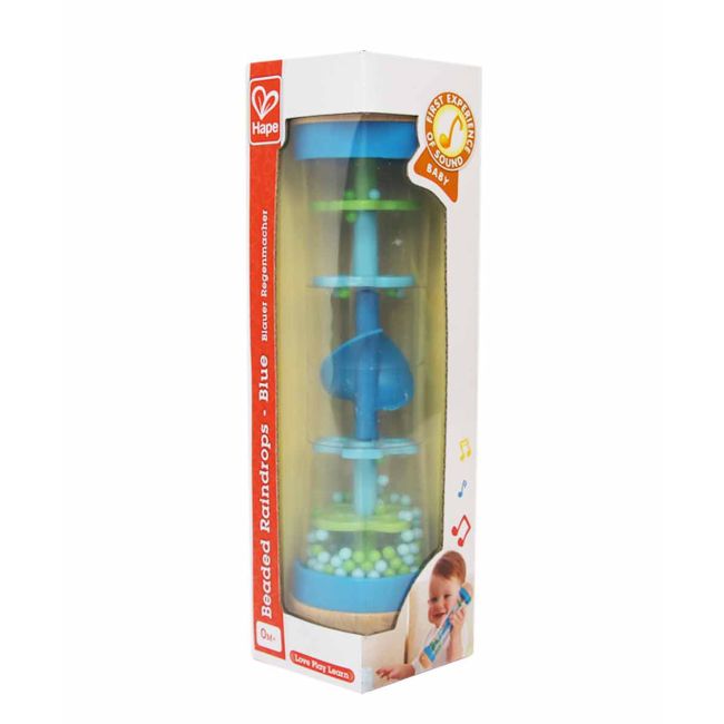 Jucarie din lemn - Picaturi de ploaie, albastru TSG25378